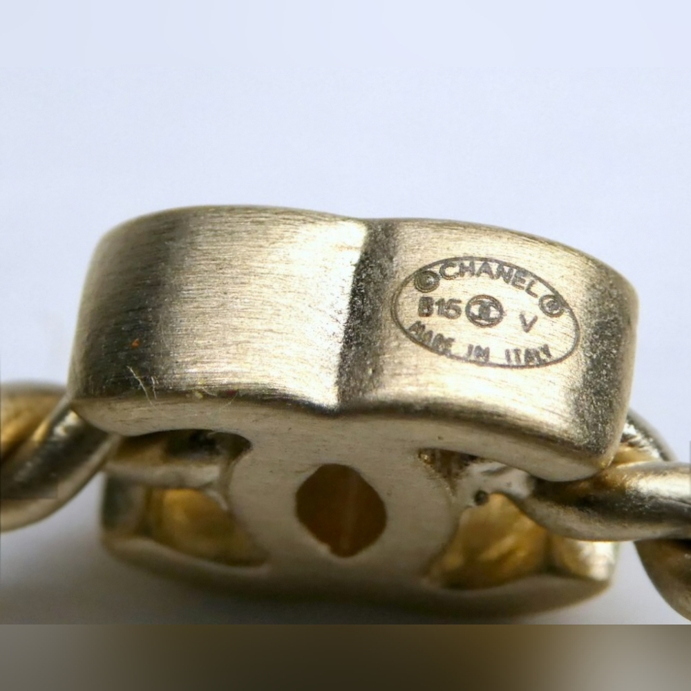 Chanel Double Enamel Camellia & CC Twist Ring Set - Picture 12 of 12